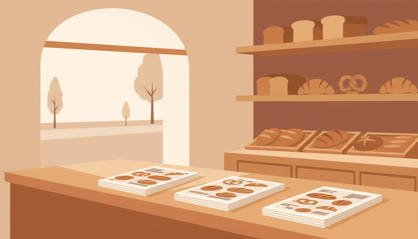 Flyer drucken für Bäckereien & Handwerk: Günstig, schnell und wirkungsvoll